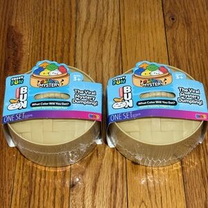 Bun Rainbow Mystery Viral Mystery Dumpling Squishy - Beige (Set of 2)
